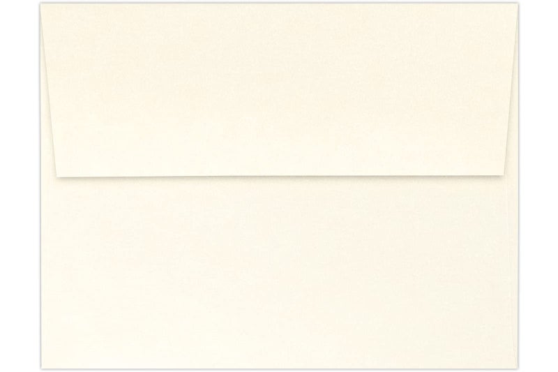 LUXPaper A2 Invitation Envelopes | Peel & Press | 4 3/8" x 5 3/4" | Champagne Metallic | 80lb. Text | 50 Qty - Image 2